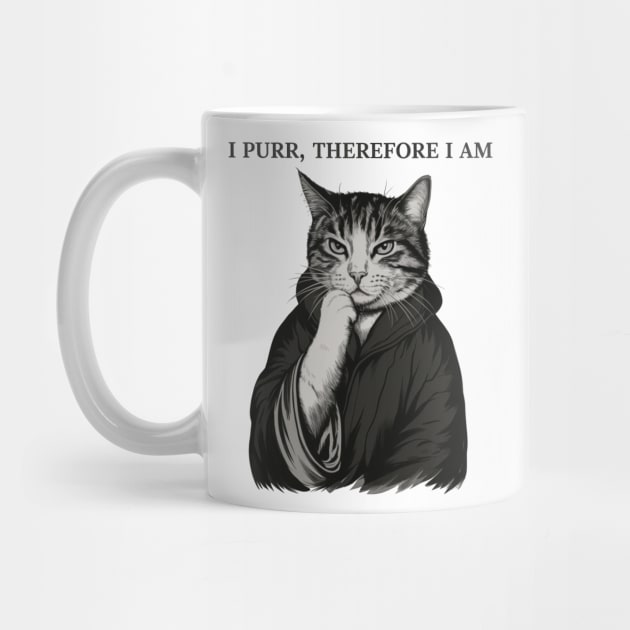 I-Purr-Therefore-I-Am-Funny-Philosophical-Cat-Lover by ArtistTee ⭐⭐⭐⭐⭐